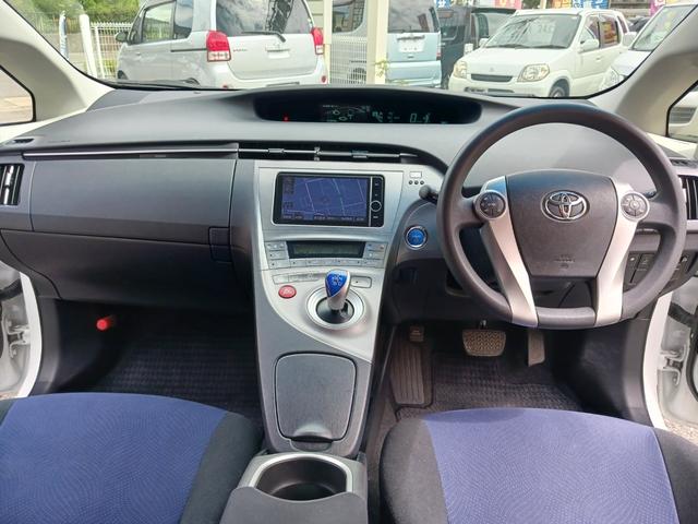 プリウス S 禁煙車 純正HDDナビ フルセグTV Bluetooth バックカメラ ETC HIDヘッドライト フォグランプ スマートキー プッシュスターターCD(録音)/DVD再生 純正15インチアルミホイール(9枚目)