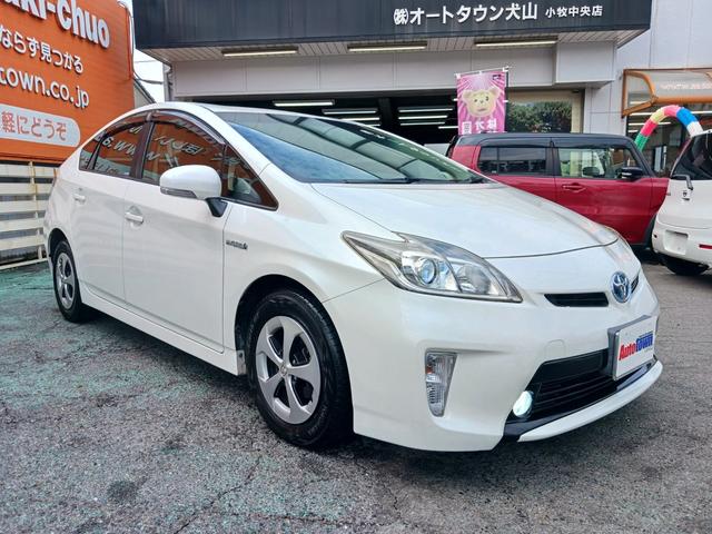 プリウス S 禁煙車 純正HDDナビ フルセグTV Bluetooth バックカメラ ETC HIDヘッドライト フォグランプ スマートキー プッシュスターターCD(録音)/DVD再生 純正15インチアルミホイール(62枚目)