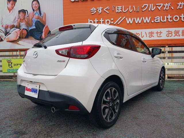 デミオ ＸＤツーリング　禁煙車　車検整備付　走行５５１００キロ　１５００ＸＤディーゼルターボ衝突軽減ブレーキ　ＬＥＤヘッド　純正フォグ　純正アルミ　クルーズコントロール　ヘッドアップディスプレイ　純正ナビＴＶ　　バックカメラ（2枚目）