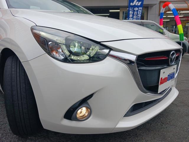 デミオ ＸＤツーリング　禁煙車　車検整備付　走行５５１００キロ　１５００ＸＤディーゼルターボ衝突軽減ブレーキ　ＬＥＤヘッド　純正フォグ　純正アルミ　クルーズコントロール　ヘッドアップディスプレイ　純正ナビＴＶ　　バックカメラ（5枚目）