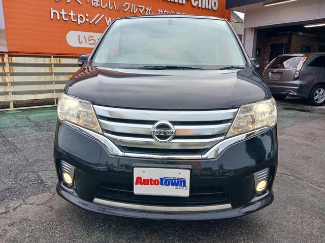 セレナ ハイウェイスター S-ハイブリッド 禁煙車 純正SDナビ フルセグTV バックカメラ Bluetooth ETC両側パワースライドドア HIDヘッドライト フォグランプ フィリップダウンモニター クルーズコントロール 純正アルミホイール(5枚目)