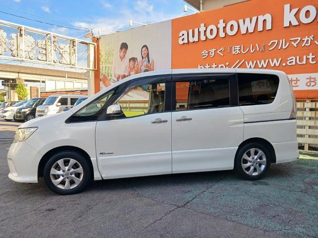 セレナ ハイウェイスター S-ハイブリッド 禁煙車 純正SDナビ フルセグTV バックカメラ(曇りあり) ETC 両側電動スライドドア クルーズコントロール スマートキー プッシュスターター革巻ハンドル アイドリングストップ純正16インチアルミ(30枚目)