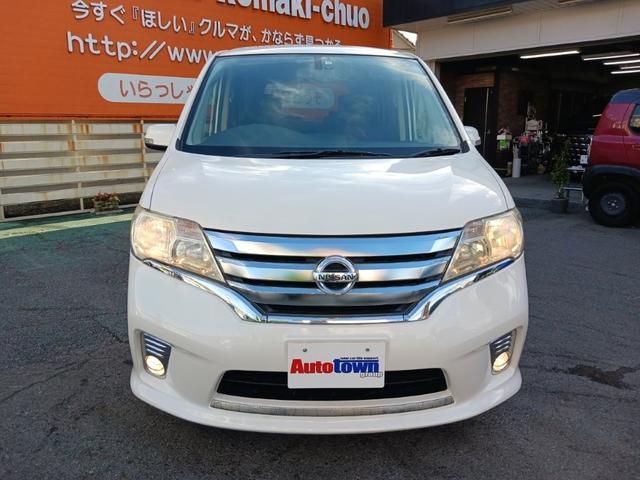 セレナ ハイウェイスター S-ハイブリッド 禁煙車 純正SDナビ フルセグTV バックカメラ(曇りあり) ETC 両側電動スライドドア クルーズコントロール スマートキー プッシュスターター革巻ハンドル アイドリングストップ純正16インチアルミ(64枚目)