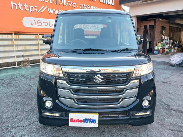スペーシアカスタムZ ターボ 禁煙車 ディアルカメラブレーキサポート 両側電動スライド HIDヘッドライトフ ォグランプ純正メモリーナビ フルセグTV Bluetooth 全方位カメラ ETC クルーズコントロール パドルシフト(70枚目)