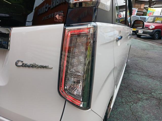 Ｎ－ＷＧＮカスタム Ｇ・Ｌパッケージ　禁煙車　純正メモリーインターナビ　バックモニーター　Ｂｌｕｅｔｏｏｔｈ　ＵＳＢ端子　ＥＴＣ　クルーズコントロール　スマートキー　ブッシュスターター　ＨＩＤヘッドライト　ＬＥＤフォグランプ　ベンチシート（53枚目）