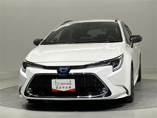 カローラツーリング ハイブリッド ダブルバイビー 追突軽減ブレーキ バックモニタ 地デジフルセグ DVD 横滑防止 ナビTV スマキー LEDライト デュアルエアバッグ エアコン オートクルーズ サイドエアバッグ ETC付 PS キーフリー ABS(2枚目)