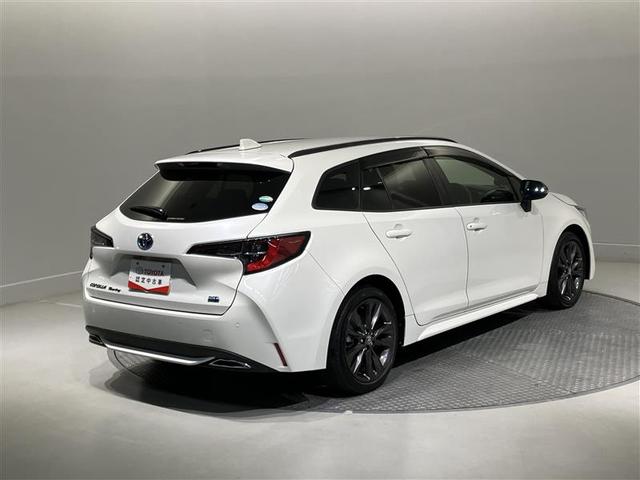 カローラツーリング ハイブリッド ダブルバイビー 追突軽減ブレーキ バックモニタ 地デジフルセグ DVD 横滑防止 ナビTV スマキー LEDライト デュアルエアバッグ エアコン オートクルーズ サイドエアバッグ ETC付 PS キーフリー ABS(4枚目)