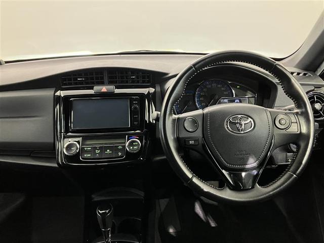 カローラフィールダー ハイブリッドG ダブルバイビー PCS インテリキー 横滑防止 ミュージックプレイヤー接続可 フルセグTV メンテナンスノート LEDヘッドライト オートエアコン ワンオーナー ETC DVD再生 アルミホイール キーフリーシステム(5枚目)