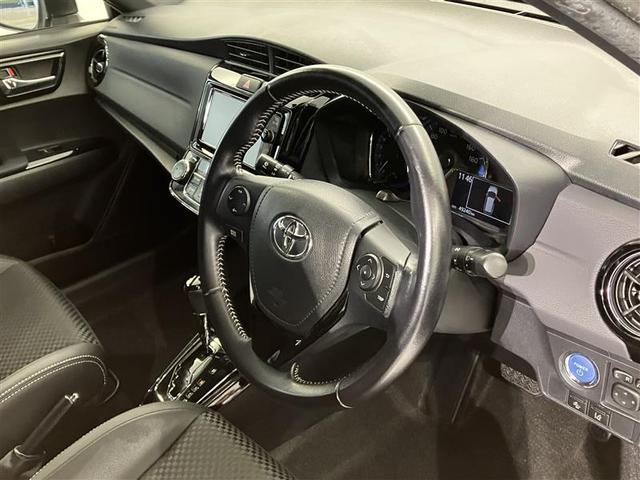 カローラフィールダー ハイブリッドG ダブルバイビー PCS インテリキー 横滑防止 ミュージックプレイヤー接続可 フルセグTV メンテナンスノート LEDヘッドライト オートエアコン ワンオーナー ETC DVD再生 アルミホイール キーフリーシステム(13枚目)