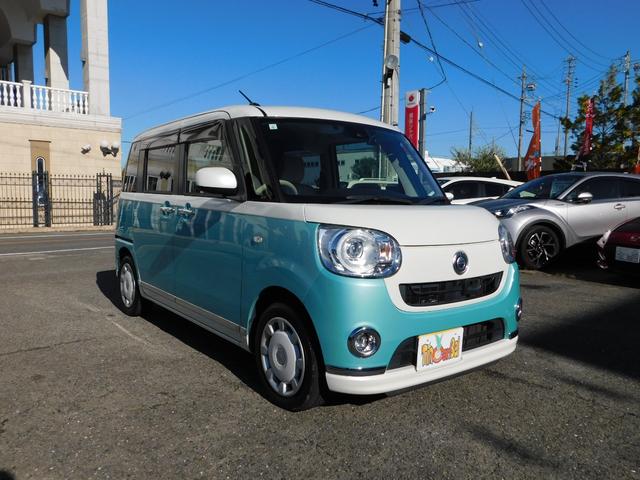 ムーヴキャンバス Ｇメイクアップ　ＳＡＩＩ　純正ＳＤナビ　ＣＤ　ＤＶＤ　Ｂｌｕｅｔｏｏｔｈ　フルセグ　バックモニター　３６０度カメラ　両側パワースライドドア　ＬＥＤヘッドライト　ＥＴＣ　ドライブレコーダー　シートヒーター　スマートキー（6枚目）