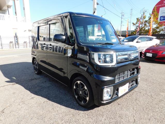 ウェイク GターボリミテッドSAIII 純正SDナビ CD DVD TV Bluetooth バックモニター ETC 両側パワースライドドア オートハイビーム LEDヘッドライト LEDフォグランプ スマートキー プッシュスタート(6枚目)