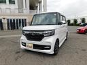 人気軽ワゴン車、N-BOXカスタム入庫しました!室内も広く見た目もかっこいいです!ぜひ見に来てください♪