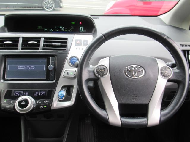 プリウスアルファ Sツーリングセレクション HID/純正SDナビ/Bluetooth対応ナビ/フルセグ/ドライブレコーダー/CD/DVD/バックカメラ/ETC/ヘッドライトウォッシャー(17枚目)