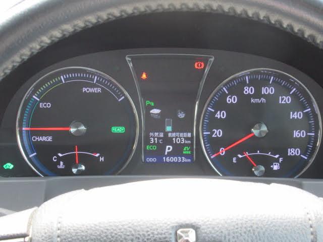 クラウンハイブリッド アスリートＳ　純正アルミホイール／ＨＩＤ／クルーズコントロール／純正ナビ／Ｂｌｕｅｔｏｏｔｈ接続／レーダークルーズ／バックカメラ／クリアランスソナ／ＥＴＣ（19枚目）