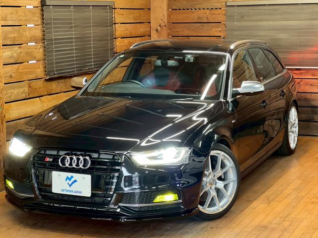 Ｓ４アバント ベースグレード　後期　ＬＥＤヘッド　バング＆オルフセン　天張り張替済　車高調　外マフラー　Ｆリップ　１９ＡＷ　スマートキー　ナビＴＶ　赤黒革シート　パワーバックドア　Ｂカメラ　クルコン　前後ドラレコ　シートヒーター（3枚目）