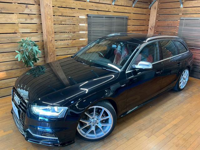 Ｓ４アバント ベースグレード　後期　ＬＥＤヘッド　バング＆オルフセン　天張り張替済　車高調　外マフラー　Ｆリップ　１９ＡＷ　スマートキー　ナビＴＶ　赤黒革シート　パワーバックドア　Ｂカメラ　クルコン　前後ドラレコ　シートヒーター（5枚目）