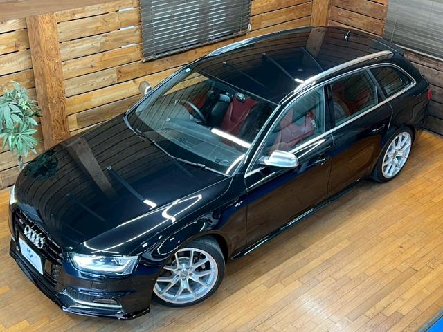 Ｓ４アバント ベースグレード　後期　ＬＥＤヘッド　バング＆オルフセン　天張り張替済　車高調　外マフラー　Ｆリップ　１９ＡＷ　スマートキー　ナビＴＶ　赤黒革シート　パワーバックドア　Ｂカメラ　クルコン　前後ドラレコ　シートヒーター（9枚目）