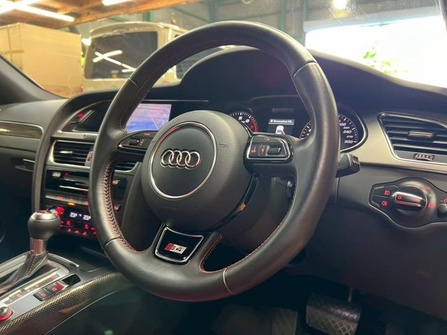 Ｓ４アバント ベースグレード　後期　ＬＥＤヘッド　バング＆オルフセン　天張り張替済　車高調　外マフラー　Ｆリップ　１９ＡＷ　スマートキー　ナビＴＶ　赤黒革シート　パワーバックドア　Ｂカメラ　クルコン　前後ドラレコ　シートヒーター（62枚目）