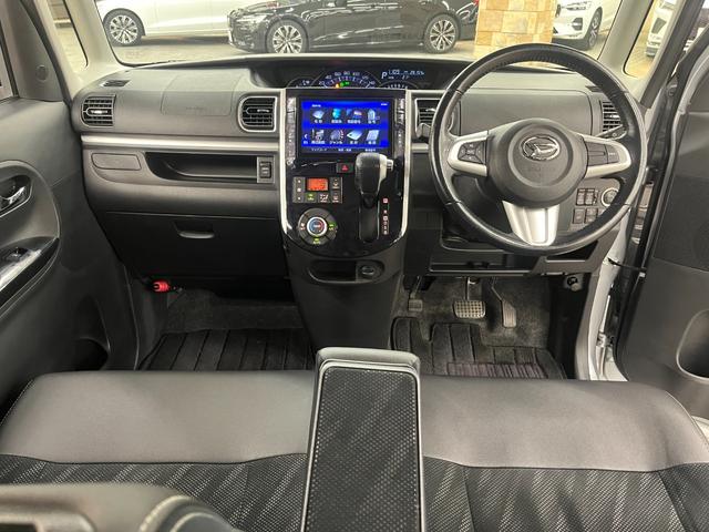 タント カスタムＲＳ　トップエディションリミテッドＳＡＩＩＩ　特別仕様車／禁煙車／衝突軽減Ｂ／ハーフ革Ｓ／ナビ／フルセグＴＶ／Ｂ＆３６０度カメラ／シートＨ／ＬＥＤライト／両側電動スライドドア／Ｂｌｕｅｔｏｏｔｈ／ハンズフリー通話／クリアランスソナー／１年保証（9枚目）