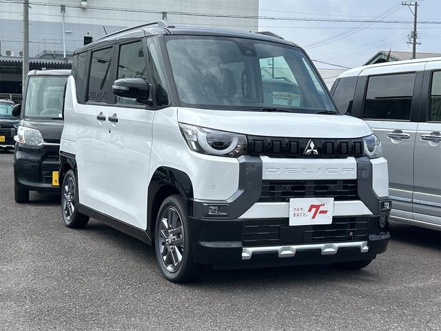 デリカミニ G プレミアム 全周囲カメラ 両側電動スライドドア クリアランスソナー オートクルーズコントロール オートライト スマートキー アイドリングストップ 電動格納ミラー シートヒーター ベンチシート CVT ABS(4枚目)