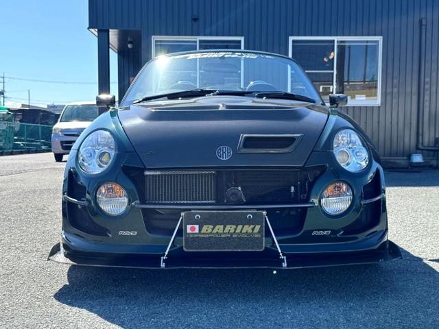 コペン アクティブトップ　ＢＡＲＩＫＩデモカー　カスタム車両　社外タービン　Ｆ－ＣＯＮ　ＴＥ３７　１９５化　ＢＲＫブレーキキット　車高調　３連追加メーター　ＪＷＯＲＫＳエアロ　要現車確認　専門店整備済み　室内展示車（36枚目）