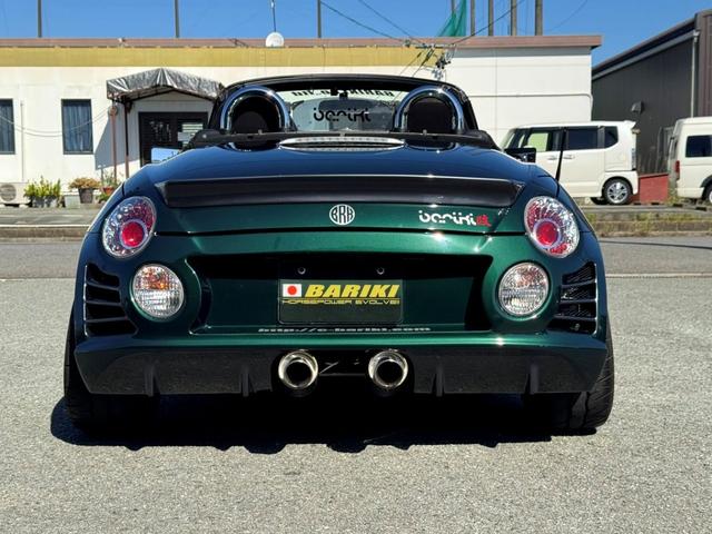 コペン アクティブトップ　ＢＡＲＩＫＩデモカー　カスタム車両　社外タービン　Ｆ－ＣＯＮ　ＴＥ３７　１９５化　ＢＲＫブレーキキット　車高調　３連追加メーター　ＪＷＯＲＫＳエアロ　要現車確認　専門店整備済み　室内展示車（37枚目）