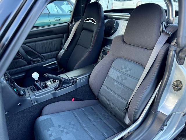 カプチーノ ベースグレード BARIKIデモカー コンプリート車両 BRKエアロバンパー BRK-01車高調 BRK調整式Fアーム BRKブレーキキット SSR15インチ7Jアルミ 専門店整備済み 室内展示車(11枚目)