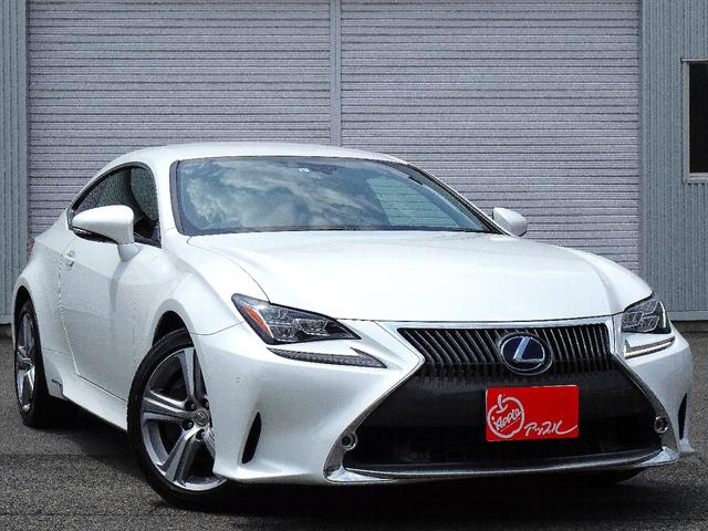 RC300h バージョンL 禁煙車 プリクラッシュセーフティー 車線逸脱警報 ブラインドスポットモニタリングシステム クリアランスソナー クルーズコントロール パドルシフト ステアリングスイッチ フルセグTV バックカメラ(3枚目)