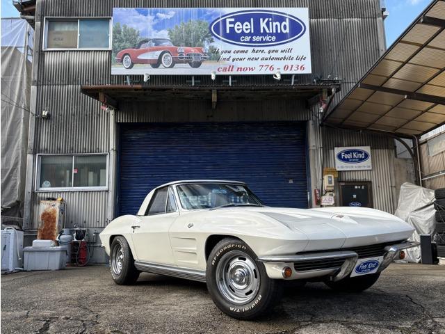 シボレーコルベット コンバーチブル ロードスター ハードトップ付3AT換装327V8エンジンTH350 3速オートマチックトランスミッション オリジナルインテリア ビンテージエアコンディショナー追加フロントC3コルベットディスクブレーキ(62枚目)