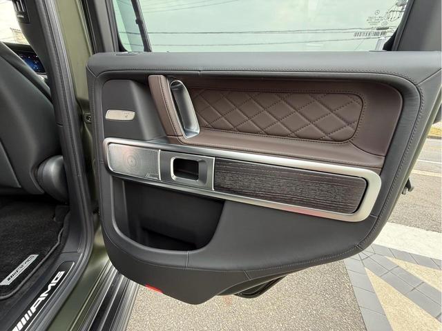 Gクラス G63 ブラックアクセントエディション 200台限定リミテッドED MANUFAKTURフルレザー オープンポアブラックアッシュウッドインテリアトリム SR MANUFAKTURプログラムプラス MANUFAKTURインテリアプラス(36枚目)