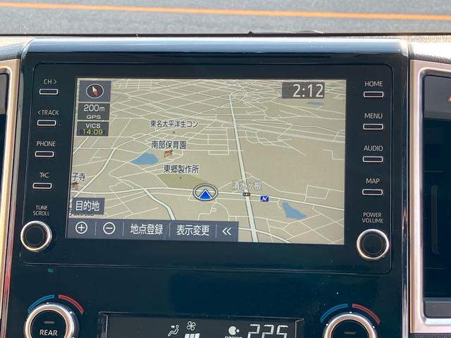 グランエース Ｇ　８人乗　ベージュインテリア　ＷＡＬＤ２０ＡＷタイヤ新品ナビＴＶ　ローダウン　純正サス有　全方位カメラ　デジタルインナーミラー　リアモニター　ＥＴＣ２．０　革シート　両側電動スライドドア（11枚目）