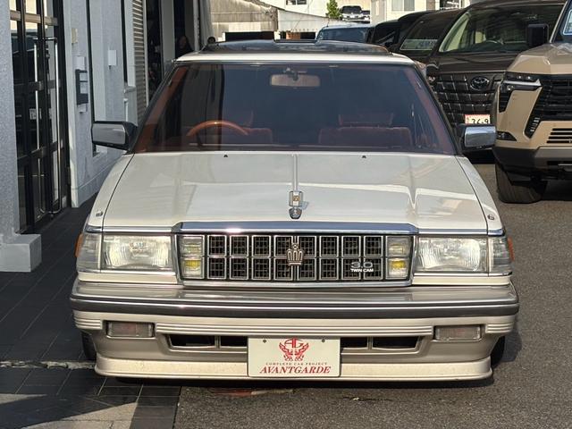 クラウン ロイヤルサルーン　ツインカム３０００　サンルーフ　電動チルト　ローダウン　ワンオフマフラー　当時物フロントスポイラー　ナビ　ＥＴＣ　１５フォルテクスインペリアルワイヤーホイール（3枚目）