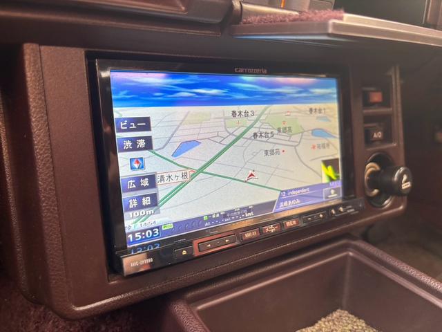 クラウン ロイヤルサルーン　ツインカム３０００　サンルーフ　電動チルト　ローダウン　ワンオフマフラー　当時物フロントスポイラー　ナビ　ＥＴＣ　１５フォルテクスインペリアルワイヤーホイール（30枚目）