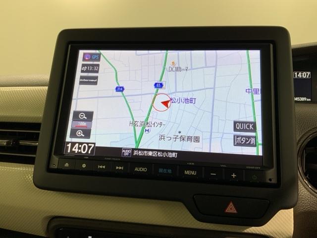 Ｎ－ＢＯＸ Ｌ・ターボ　２年保証　禁煙１オーナー　８インチナビ　Ｒカメラ　ＥＴＣ車載器　ドアバイザー　ＬＥＤライト　両側電動スライドドア　前後ドラレコ　シートヒーター　サイドカーテンエアバッグ（6枚目）