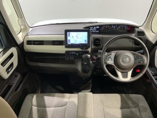Ｎ－ＢＯＸ Ｌ・ターボ　２年保証　禁煙１オーナー　８インチナビ　Ｒカメラ　ＥＴＣ車載器　ドアバイザー　ＬＥＤライト　両側電動スライドドア　前後ドラレコ　シートヒーター　サイドカーテンエアバッグ（9枚目）