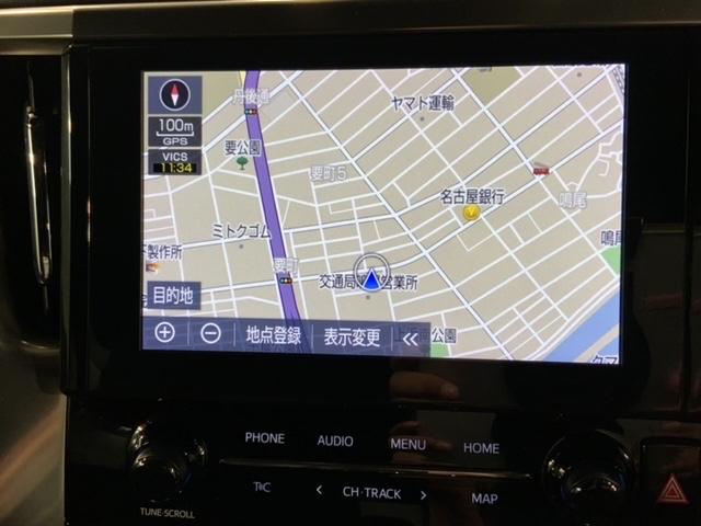 アルファード 2.5SタイプゴールドII 1年保証 禁煙 ナビ Bluetooth リア席モニター サイドカーテンエアバッグ ドアバイザー フロアカーペット ETC車載器 両側電動スライドドア 前後ドライブレコーダー(6枚目)