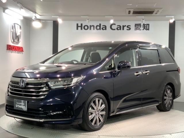 オデッセイハイブリッド e:HEVアブソルート 2年保証 禁煙 1オーナー 10インチナビVXU-217DYi マルチビューカメラ CD録音 DVD Bluetooth ドアバイザー フロアカーペット 前後ドラレコ ETC2.0車載器 LEDライト(46枚目)