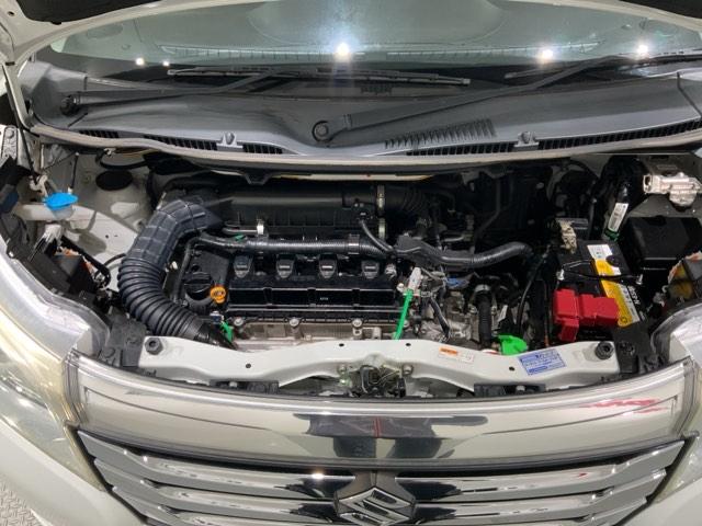 ソリオ ハイブリッドＭＺ　１年保証　ワンオ－ナ－　ナビ　Ｒカメラ　マルチビュ－　ＢＴオ－ディオ　ＤＶＤ　ＥＴＣ　ＨＩＤ　両側電動ドア　ＶＳＡ　シ－トヒ－タ－　クルコン　アルミ　スマ－トキ－　盗難防止装置　整備記録簿　ＡＡＣ（44枚目）