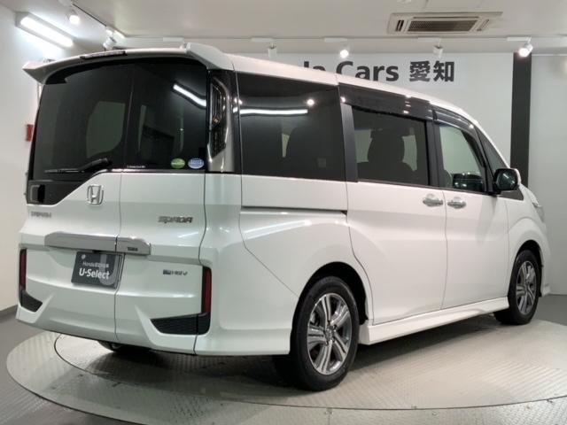 ステップワゴンスパーダ e:HEVスパーダGホンダセンシング 1年保証 禁煙 1オーナー わくわくゲート フルセグナビ Rカメラ ドラレコ CD録音 DVD Bluetooth ドアバイザー フロアカーペット ETC車載器 LEDライト 16インチアルミ(49枚目)