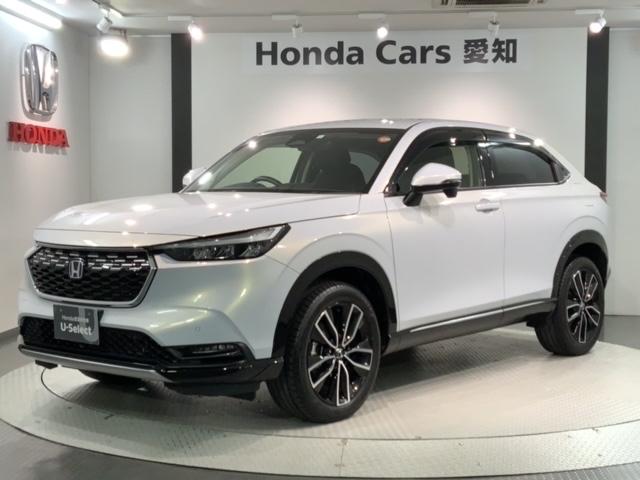 ヴェゼル e:HEVZ 2年保証 禁煙 1オーナー 9インチナビVXU-225VFi Rカメラ CD録音 DVD Bluetooth 用品グリル ブラインドスポットインフォメーション パワーテールゲート ドアバイザー マット(46枚目)