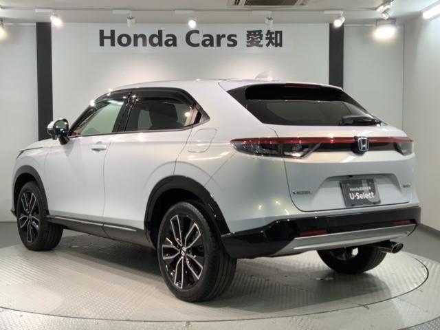 ヴェゼル e:HEVZ 2年保証 禁煙 1オーナー 9インチナビVXU-225VFi Rカメラ CD録音 DVD Bluetooth 用品グリル ブラインドスポットインフォメーション パワーテールゲート ドアバイザー マット(48枚目)