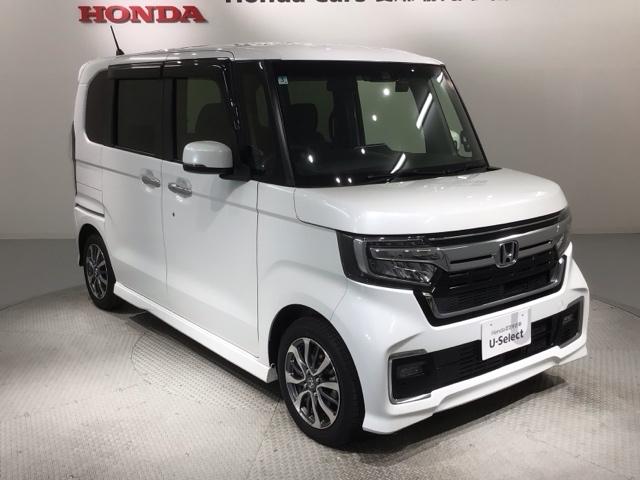 N-BOXカスタム L 2年保証 禁煙 ケンウッド8インチナビMDV-S809L 電子アパーキングブレーキ リアカメラ CD録音 DVD Bluetooth ETC車載器 ドラレコ LEDライト ドアバイザー フロアマット(52枚目)