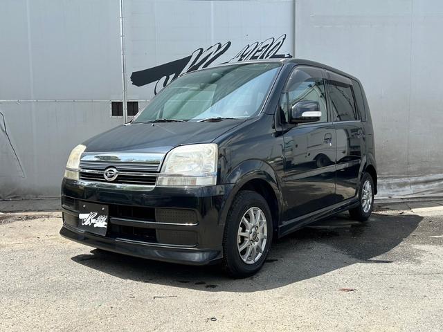ムーヴ VS 試乗出来ます エアコン パワステ パワーウィンドウ 運転席・助手席エアバッグ 社外アルミホイール13インチ ベンチシート HDDナビ MD 車検令和8年4月 X05 ブラックマイカメタリック(4枚目)