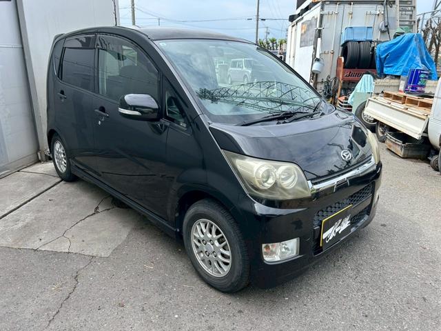 ムーヴ カスタム RS 試乗出来ます エアコン パワステ パワーウィンドウ 運転席・助手席エアバッグ ABS ETC 盗難防止システム スマートキー HID ターボ ベンチシート メモリーナビ DVD再生(6枚目)