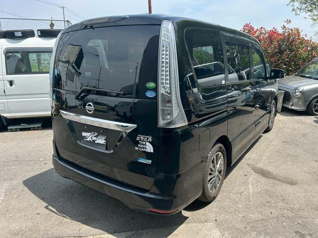 セレナ ハイウェイスター S-ハイブリッド ダブルエアコン ETC 社外アルミホイール16インチ 盗難防止システム スマートキー アイドリングストップ オートライト フルフラット HDDナビ USB入力端子 Bluetooth バックカメラ(8枚目)