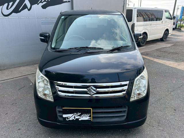 ワゴンR FXリミテッドII エアコン パワステ パワーウィンドウ 運転席・助手席エアバッグ ABS ETC 純正アルミホイール14インチ スマートキー 電動格納ミラー ベンチシート 社外メモリーナビ CD ワンセグTV(2枚目)