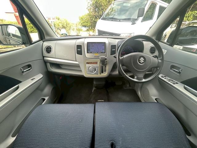 ワゴンR FXリミテッドII エアコン パワステ パワーウィンドウ 運転席・助手席エアバッグ ABS ETC 純正アルミホイール14インチ スマートキー 電動格納ミラー ベンチシート 社外メモリーナビ CD ワンセグTV(15枚目)