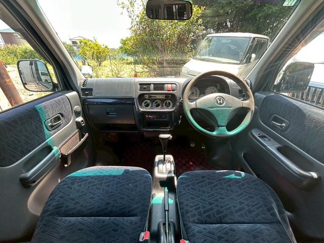 バモス ターボ エアコン パワステ パワーウィンドウ 運転席・助手席エアバッグ ABS ETC 純正アルミホイール13インチ キーレスエントリー フルフラット CD ミュージックプレイヤー接続可 USB入力端子(56枚目)