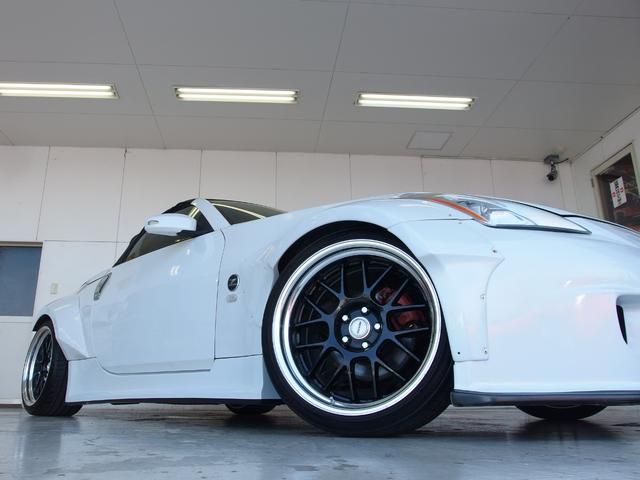 フェアレディＺ ロードスターバージョンＴ　スターダストオーバーフェンダー　車高調　ＷＲＯＫマイスター２０ＡＷ　シートヒーター　ハーフレザーシート　Ｐシート　ＢＯＳＥサウンドシステム（6枚目）