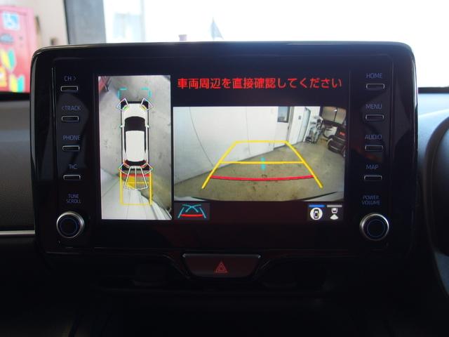 ヤリスクロス ハイブリッドZ ワンオーナー 純正8型ディスプレイオーディオ 全周囲カメラ Bluetooth ステアリングヒーター シートヒーター オートミラー ドラレコ ETC シートカバー 純正18AW ドアエッジモール(18枚目)